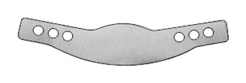 Perforated Metal Matrix Bands Medium with Ledge (Shape 3) 12pcs medical equipment for hospital and laboratory use