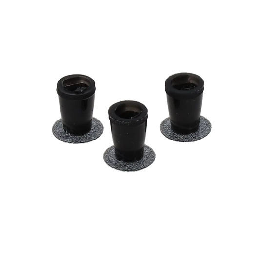 Snap Disk Replacements, Contouring, CA, Mini, Safe Side Down, Coarse, Black, 50/Pk