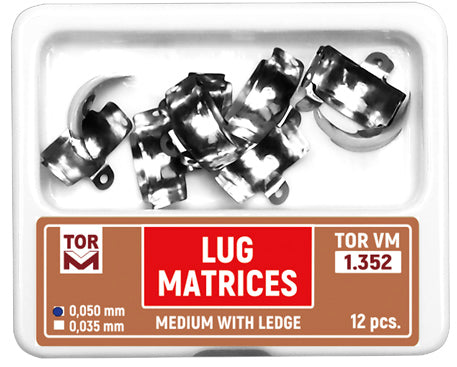 Lug Matrices Medium with Ledge 12pcs