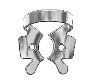 Clamp 8 (Winged Clamp with Rigid Angular "Jaws", for Large Molars (Festooned Jaws for Molars' Roots) medical equipment for hospital and laboratory use