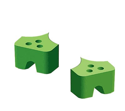 Add-On Silicone Wedges 40pcs medical equipment for hospital and laboratory use