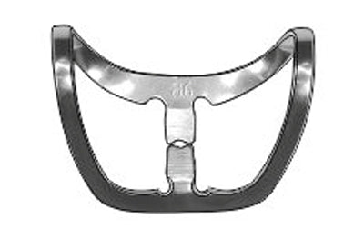 Clamp B6 (Brinker "Butterfly" Clamp with Wide "Jaws" (for Upper and Lower Anteriors)) medical equipment for hospital and laboratory use