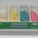 Wooden Wedges of 4 Types 200pcs