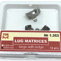 Lug Matrices Large with Ledge 12pcs