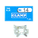 Clamp 14 (Winged Clamp with Angular "Jaws", for Molars with Damaged Coronal Part Or Mesial Paries)