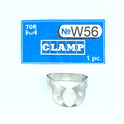 Clamp W56 (Wingless Clamp with Rigid Angular "Jaws", for Large Lower Molars (Festooned Jaws for Molars' Roots)