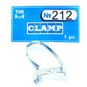 Clamp 212 ("Butterfly" By Ferrier with The Effect of Mechanical Gingival Retraction, for Restoration of Cervical Areas of Tooth Facial Surfaces)