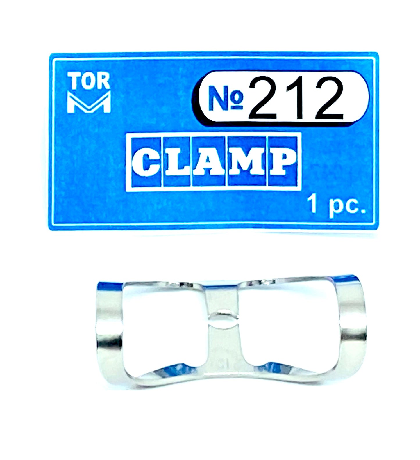 Clamp 212 ("Butterfly" By Ferrier with The Effect of Mechanical Gingival Retraction, for Restoration of Cervical Areas of Tooth Facial Surfaces)