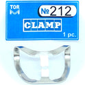 Clamp 212 ("Butterfly" By Ferrier with The Effect of Mechanical Gingival Retraction, for Restoration of Cervical Areas of Tooth Facial Surfaces)