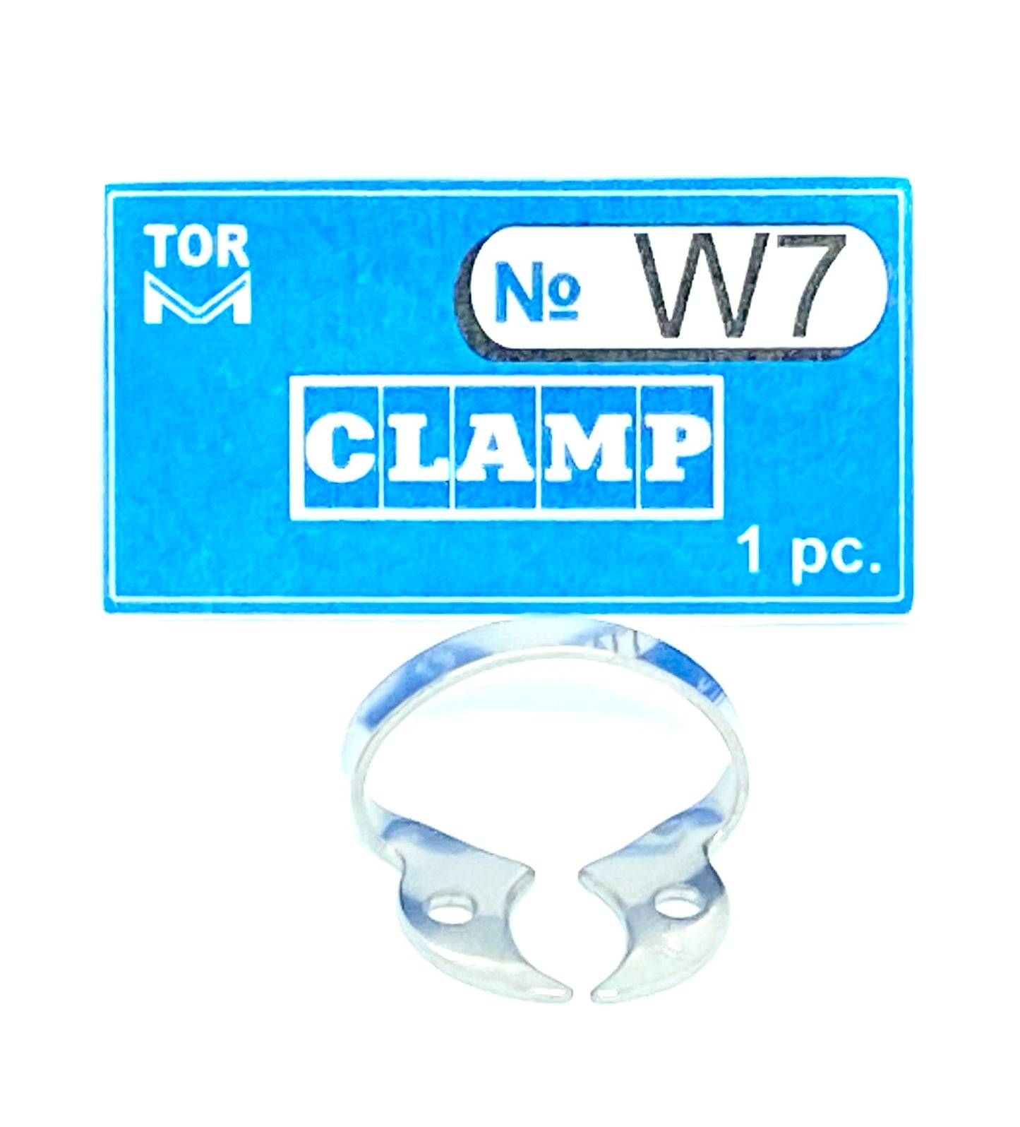 Clamp W7 (Wingless Clamp with Flat Horizontal "Jaws", for Large Molars with Pronounced Contour Height)