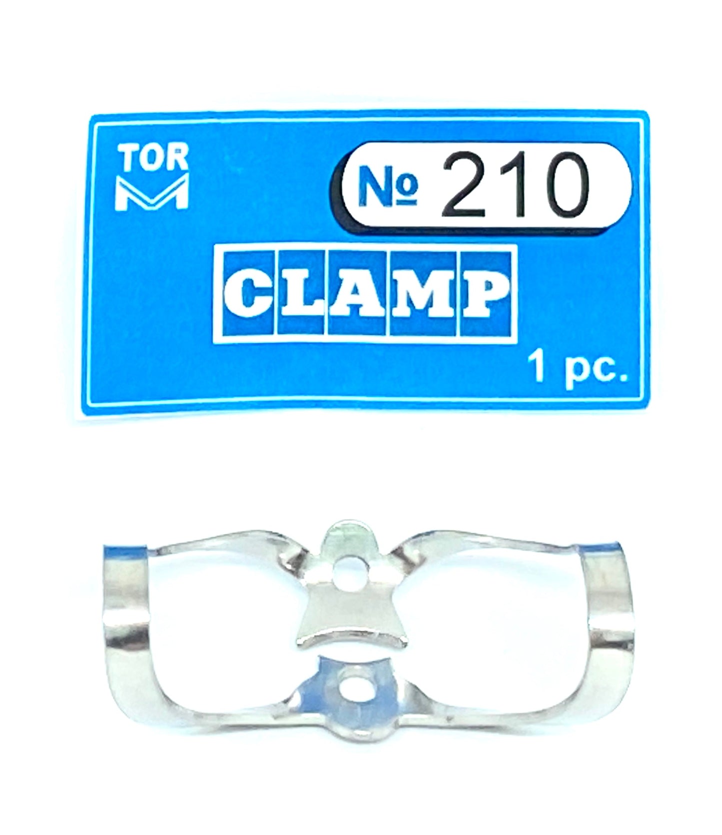 Clamp 210 ("Butterfly" By Ferrier with The Effect of Mechanical Gingival Retraction, for Restoration of Cervical Areas of Tooth Facial Surfaces)