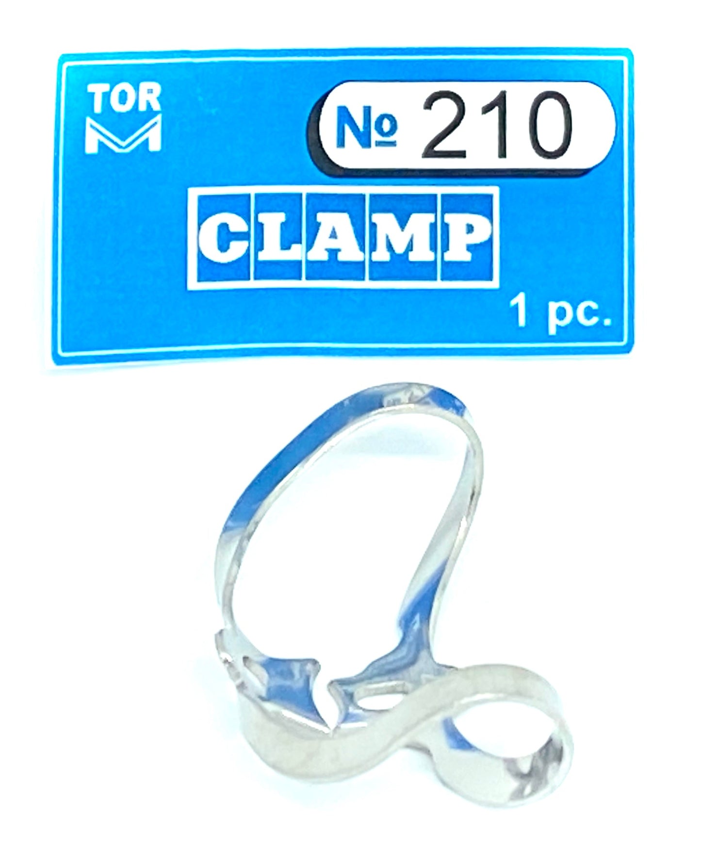 Clamp 210 ("Butterfly" By Ferrier with The Effect of Mechanical Gingival Retraction, for Restoration of Cervical Areas of Tooth Facial Surfaces)