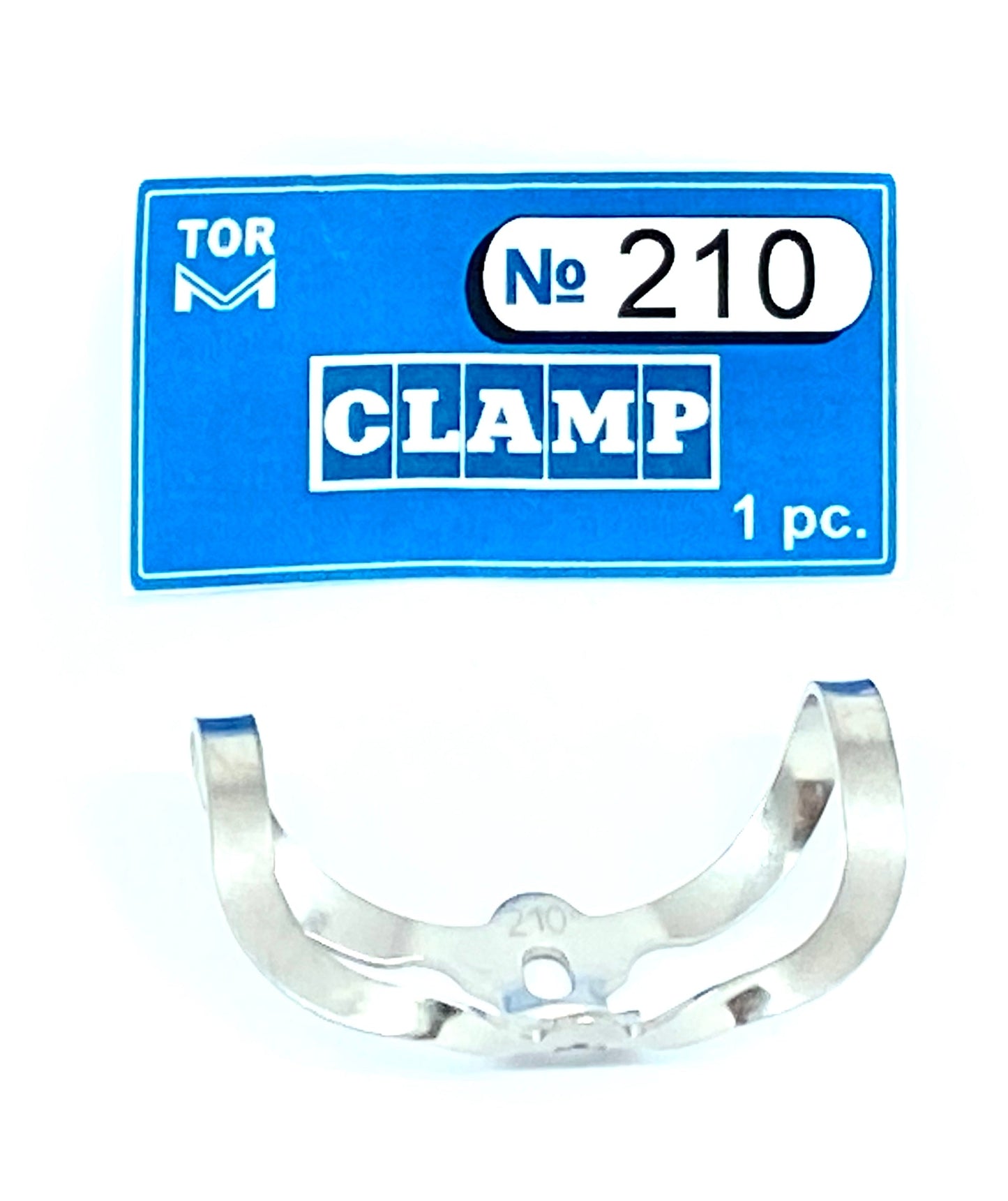 Clamp 210 ("Butterfly" By Ferrier with The Effect of Mechanical Gingival Retraction, for Restoration of Cervical Areas of Tooth Facial Surfaces)