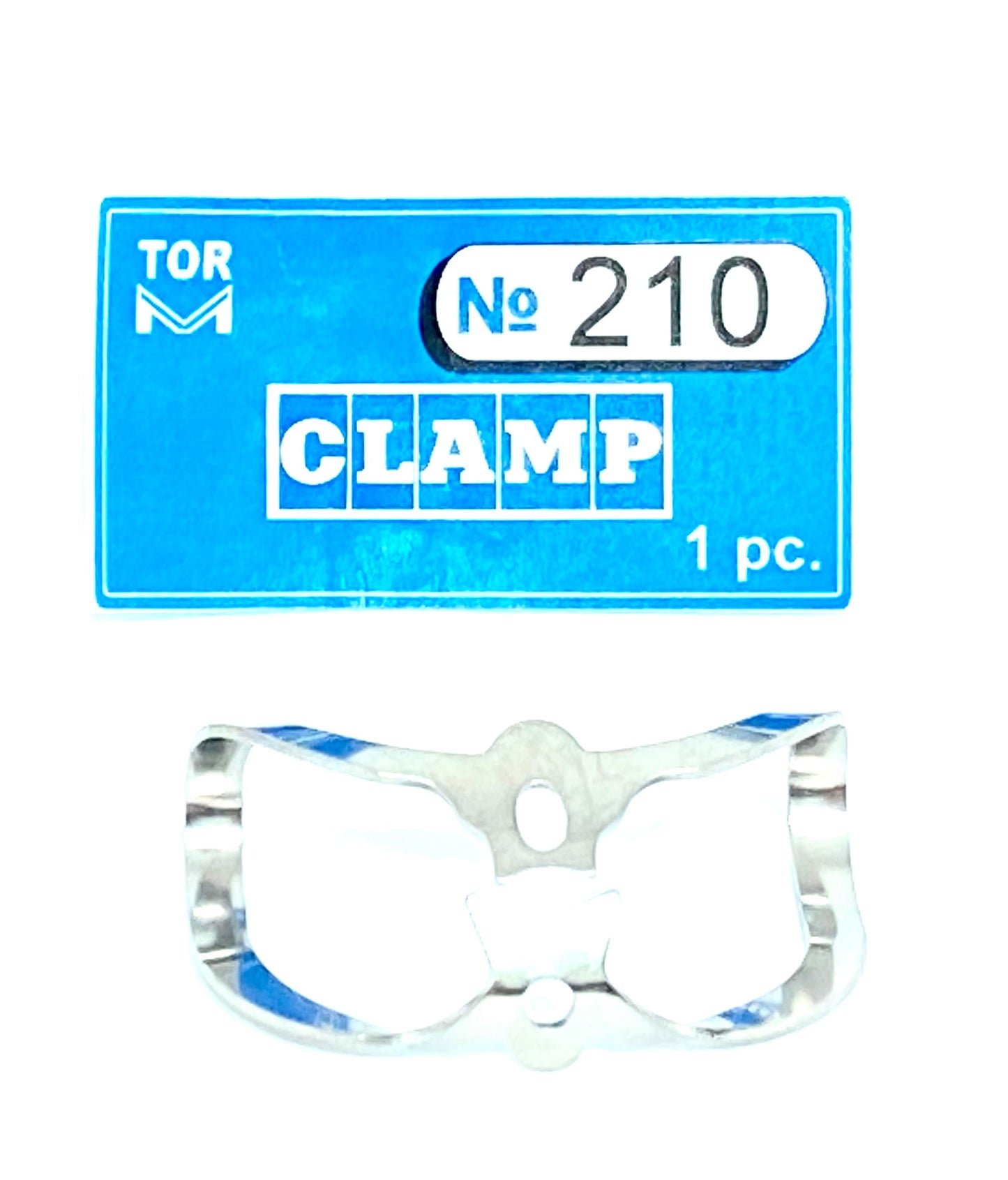 Clamp 210 ("Butterfly" By Ferrier with The Effect of Mechanical Gingival Retraction, for Restoration of Cervical Areas of Tooth Facial Surfaces)