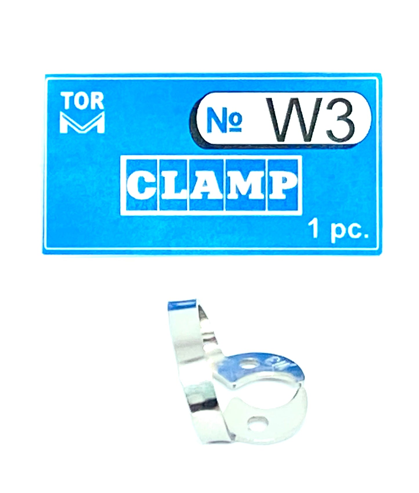 Clamp W3 (Wingless Clamp with Flat Horizontal "Jaws", for Small Molars with Pronounced Contour Height)