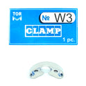 Clamp W3 (Wingless Clamp with Flat Horizontal "Jaws", for Small Molars with Pronounced Contour Height)