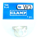 Clamp W3 (Wingless Clamp with Flat Horizontal "Jaws", for Small Molars with Pronounced Contour Height)