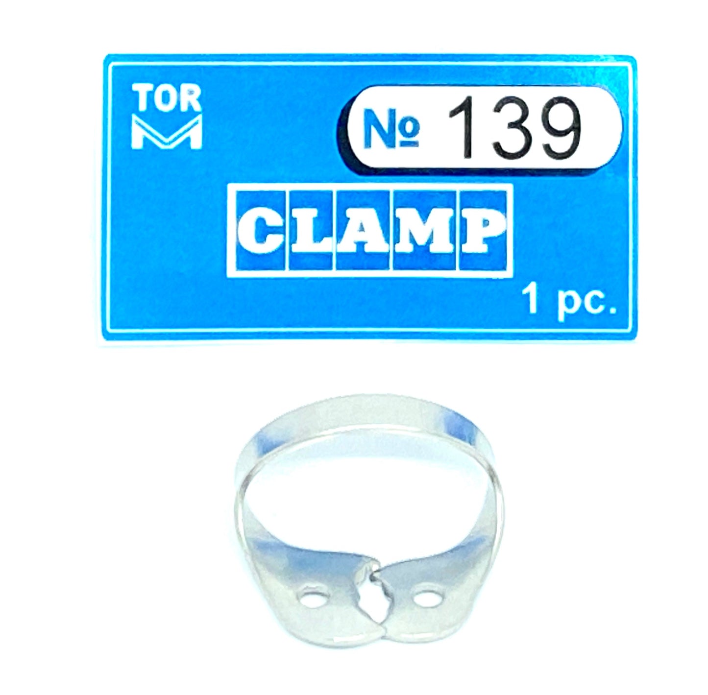 Clamp 139 (Right-Sided Clamp for Third Molars (with Stiff Spring and Serrated Beaks))
