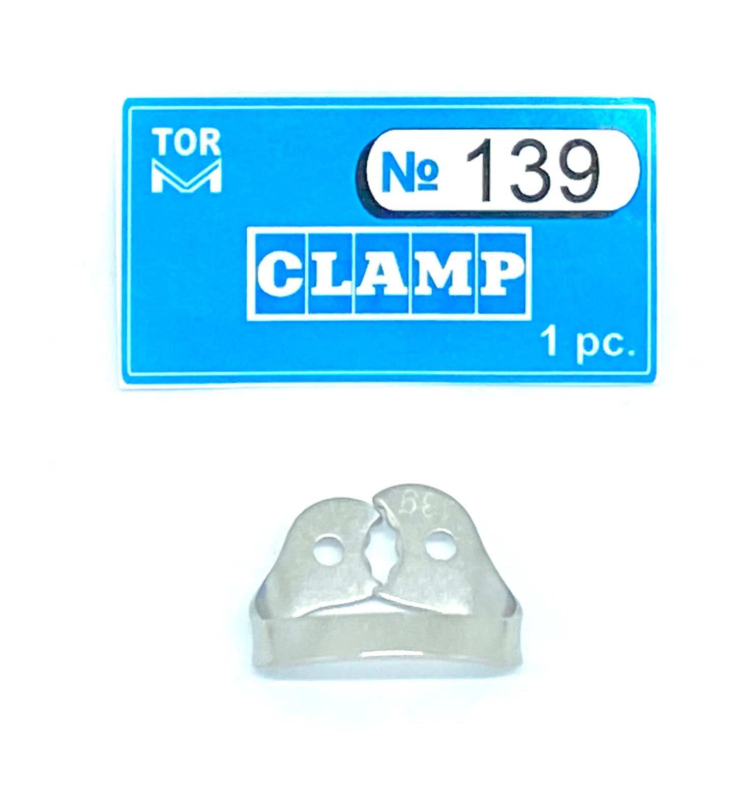 Clamp 139 (Right-Sided Clamp for Third Molars (with Stiff Spring and Serrated Beaks))