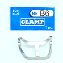 Clamp B6 (Brinker "Butterfly" Clamp with Wide "Jaws" (for Upper and Lower Anteriors))