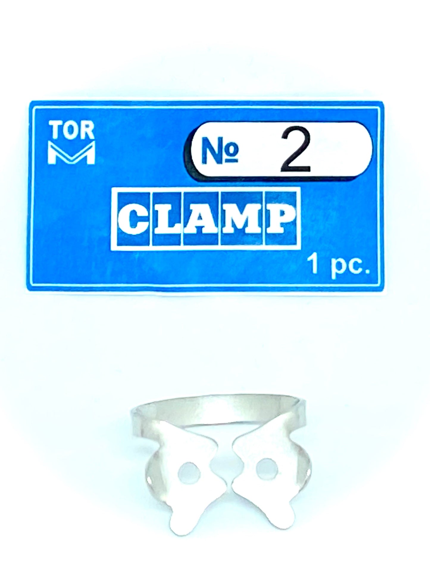 Clamp 2 (Winged Clamp with Flat Horizontal "Jaws", for Small Premolars)