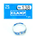 Clamp 138 (Left-Sided Clamp for Third Molars (with Stiff Spring and Serrated Beaks))