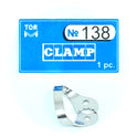 Clamp 138 (Left-Sided Clamp for Third Molars (with Stiff Spring and Serrated Beaks))