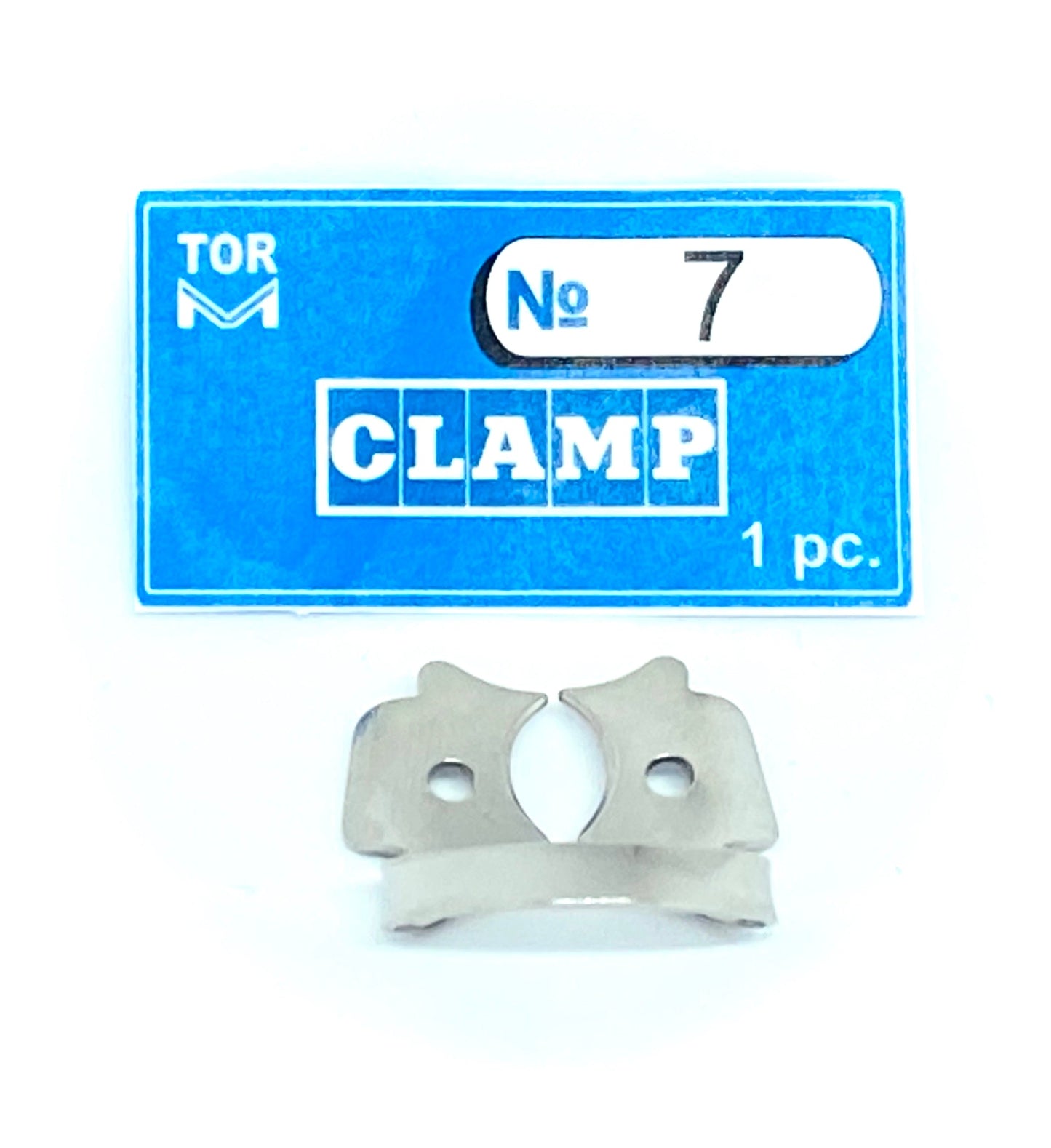 Clamp 7 (Winged Clamp with Flat Horizontal "Jaws", for Large Molars with Pronounced Contour Height)
