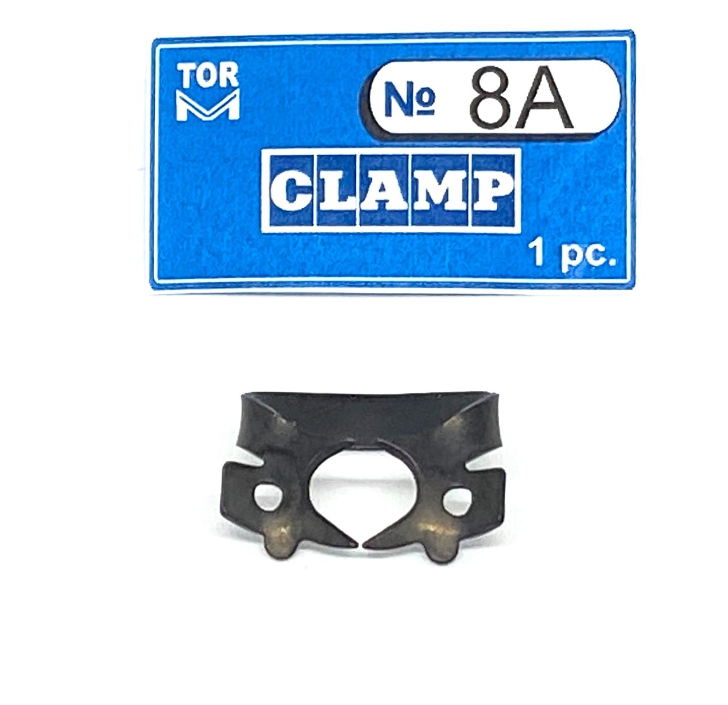 Clamp 8A (with Rigid Angular "Jaws", for Upper and Lower Molars with Almost Absent Crown Part)