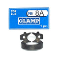 Clamp 8 (Winged Clamp with Rigid Angular "Jaws", for Large Molars (Festooned Jaws for Molars' Roots)