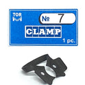 Clamp 7 (Winged Clamp with Flat Horizontal "Jaws", for Large Molars with Pronounced Contour Height)