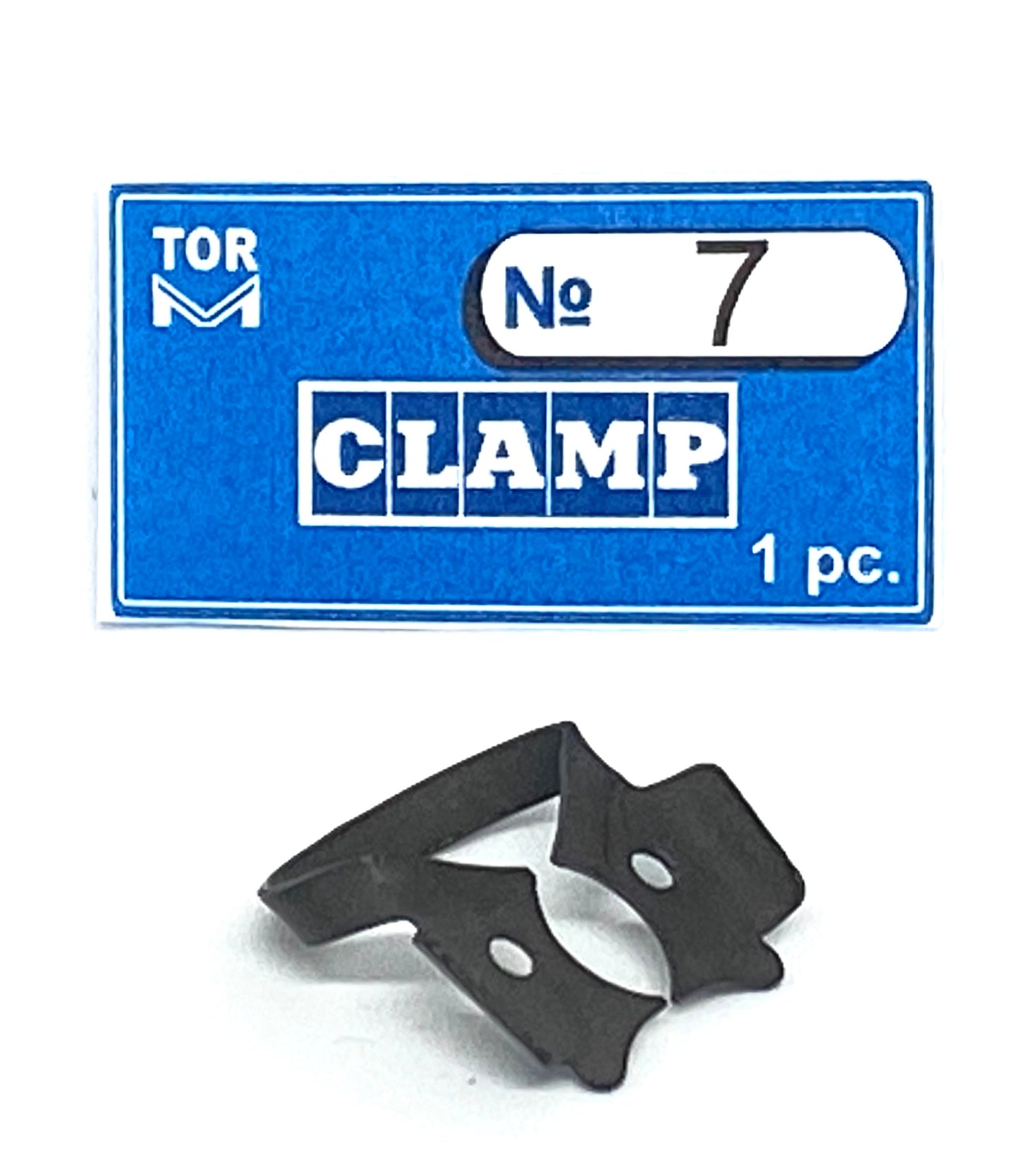 Clamp 7 (Winged Clamp with Flat Horizontal "Jaws", for Large Molars with Pronounced Contour Height)