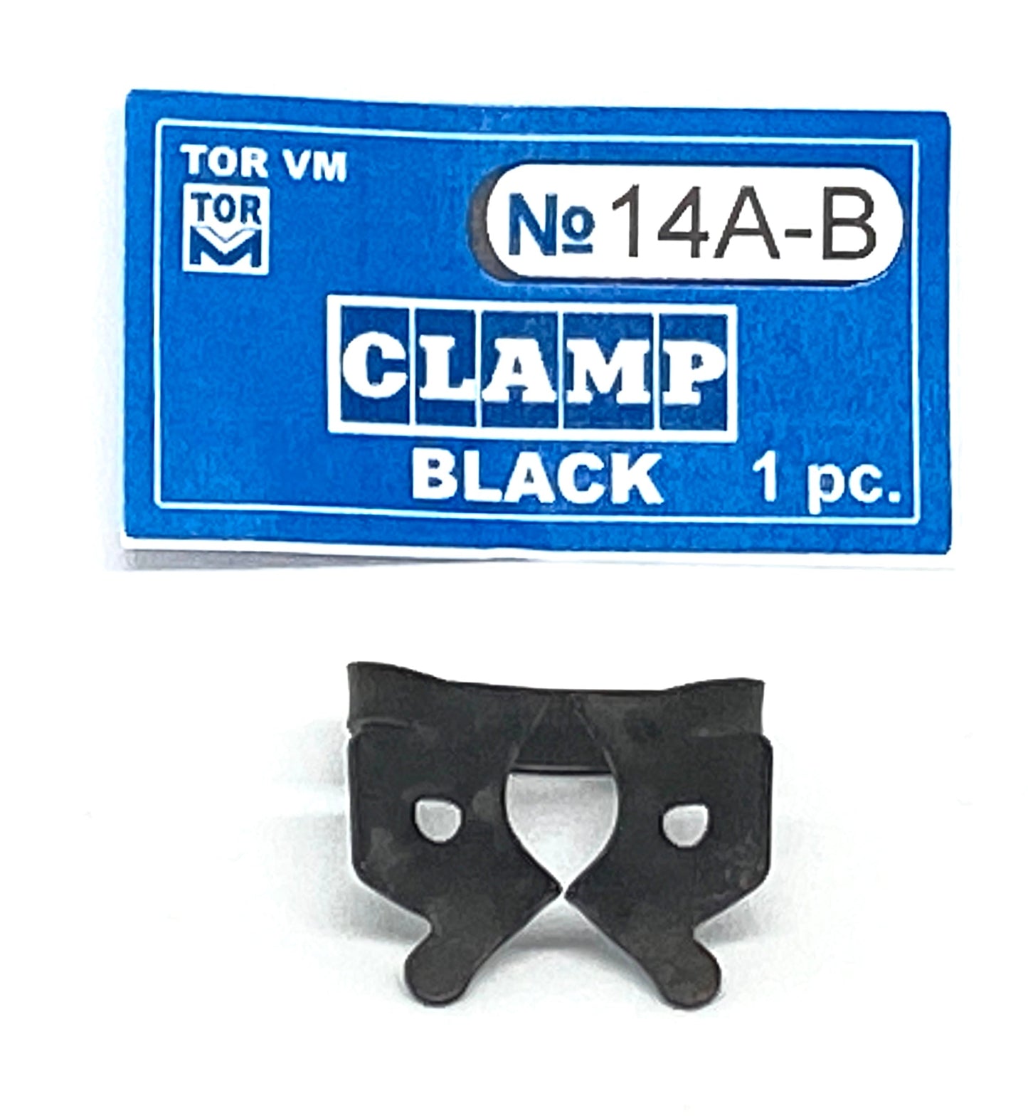 Clamp 14A (with "Jaws" Curved Along The Plane In The form of A Funnel, for Molars with A Strongly Destroyed Crown Part Or with A Completely Destroyed Mesial Wall)