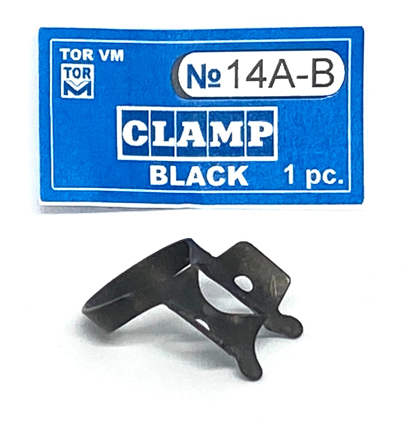 Clamp 14A (with "Jaws" Curved Along The Plane In The form of A Funnel, for Molars with A Strongly Destroyed Crown Part Or with A Completely Destroyed Mesial Wall)