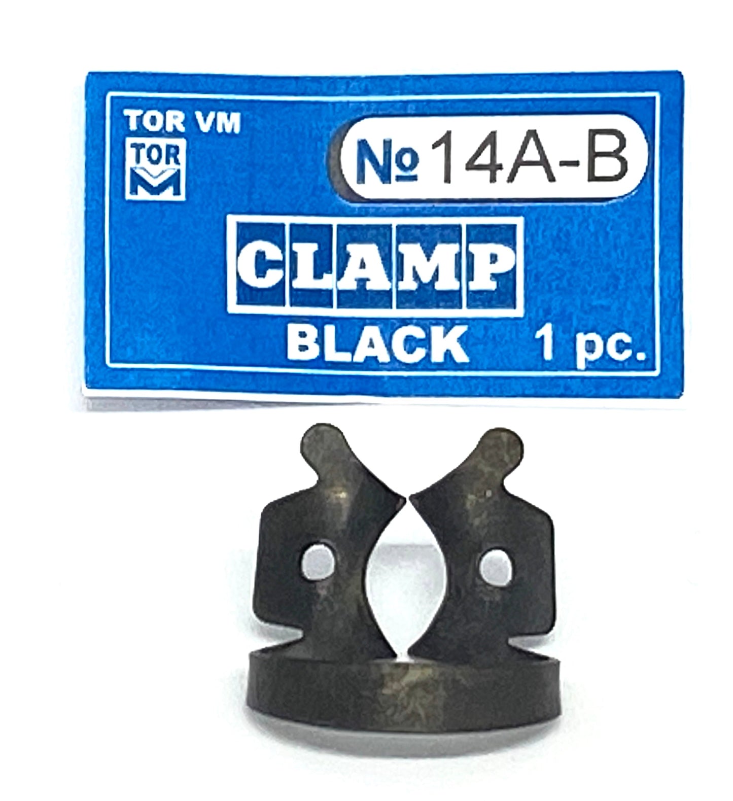 Clamp 14A (with "Jaws" Curved Along The Plane In The form of A Funnel, for Molars with A Strongly Destroyed Crown Part Or with A Completely Destroyed Mesial Wall)