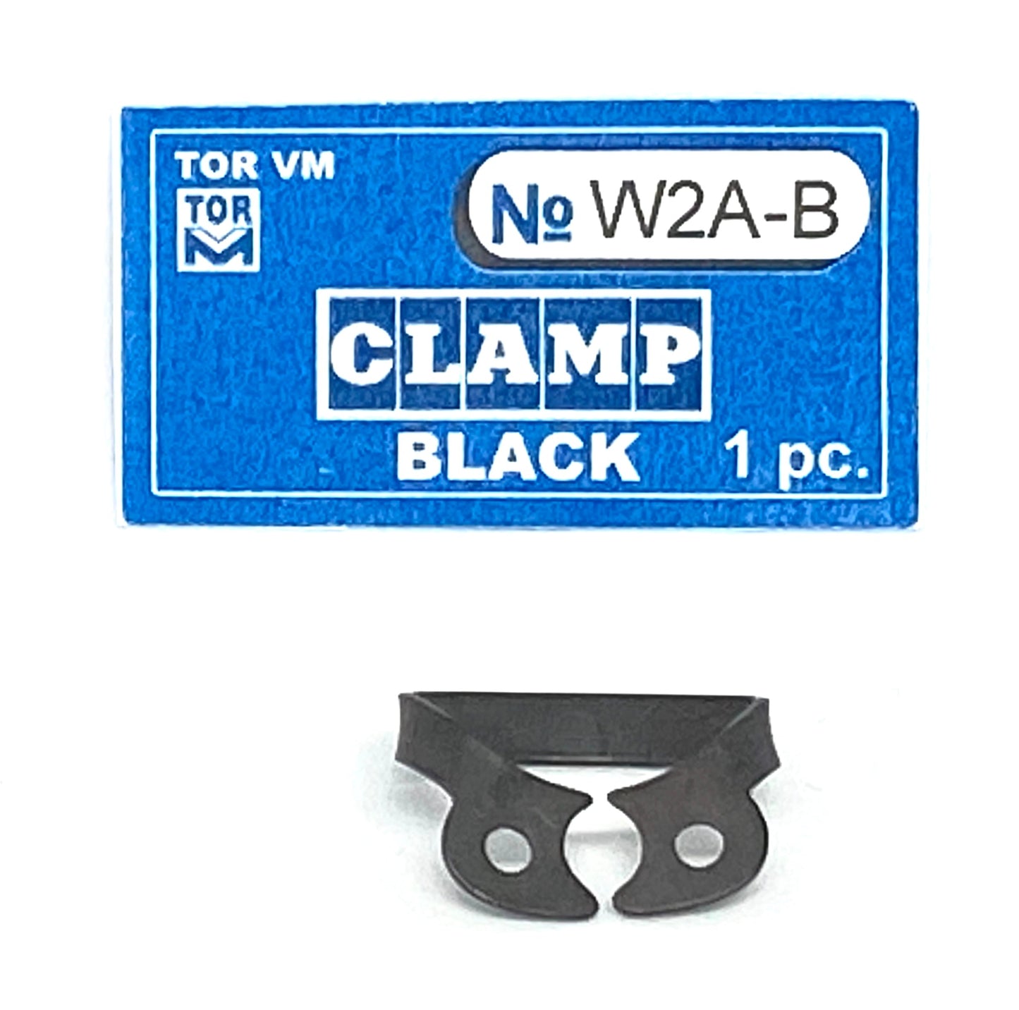 Clamp W2A (Wingless Clamp with Flat Horizontal "Jaws", Analogue of Clamp 2 with Larger "Jaws", for Large Premolars)