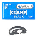 Clamp W8A (Wingless Clamp with Rigid Angular "Jaws", for Large Molars (Festooned Jaws for Molars' Roots)