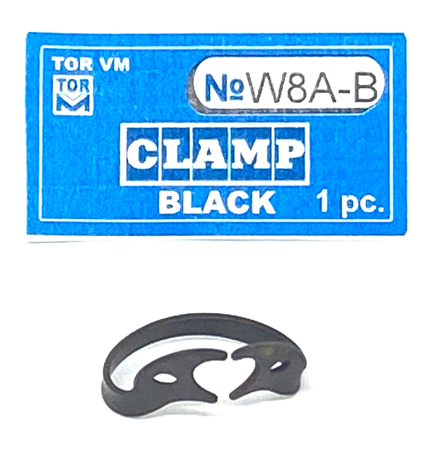 Clamp W8A (Wingless Clamp with Rigid Angular "Jaws", for Large Molars (Festooned Jaws for Molars' Roots)