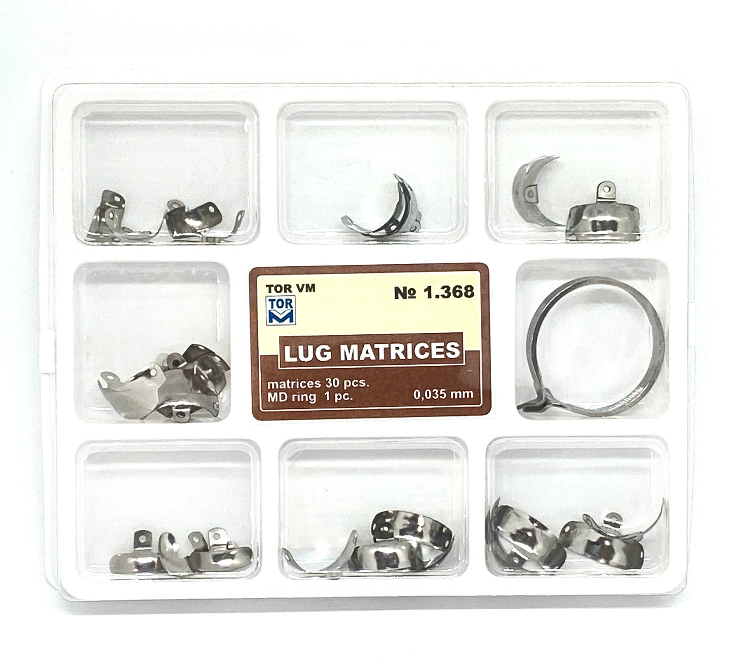 Set of Lug Matrices 30pcs + MD Ring 1pcs medical equipment for hospital and laboratory use
