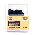 Medium Sectional Contoured Matrices Black 10pcs medical equipment for hospital and laboratory use