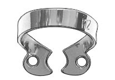 Clamp W2 (Wingless Clamp with Flat Horizontal "Jaws", for Small Premolars) medical equipment for hospital and laboratory use