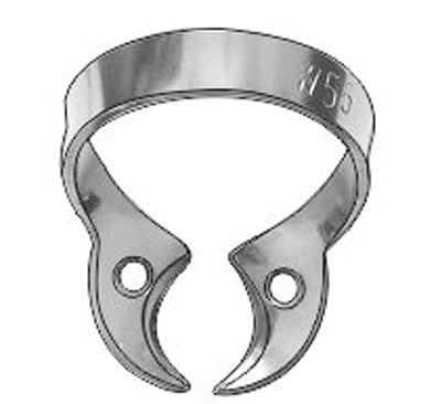 Clamp W56 (Wingless Clamp with Rigid Angular "Jaws", for Large Lower Molars (Festooned Jaws for Molars' Roots) medical equipment for hospital and laboratory use