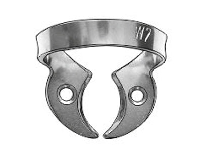 Clamp W7 (Wingless Clamp with Flat Horizontal "Jaws", for Large Molars with Pronounced Contour Height) medical equipment for hospital and laboratory use