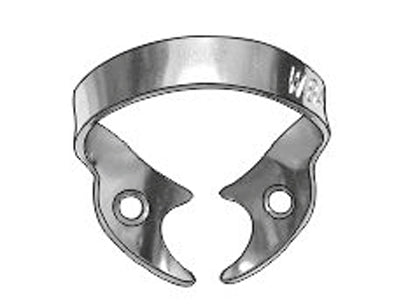 Clamp W8A (Wingless Clamp with Rigid Angular "Jaws", for Large Molars (Festooned Jaws for Molars' Roots) medical equipment for hospital and laboratory use